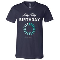 Leap Day Loading Birthday V-Neck T-Shirt