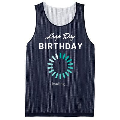 Leap Day Loading Birthday Mesh Reversible Basketball Jersey Tank