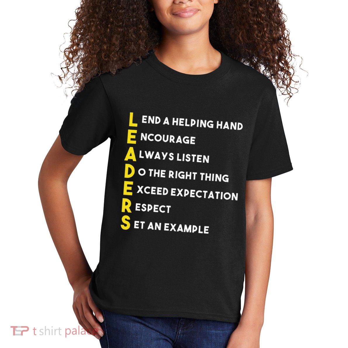 Leader Definition Leadership Office Teamwork Influencer Boss Kids T-Shirt