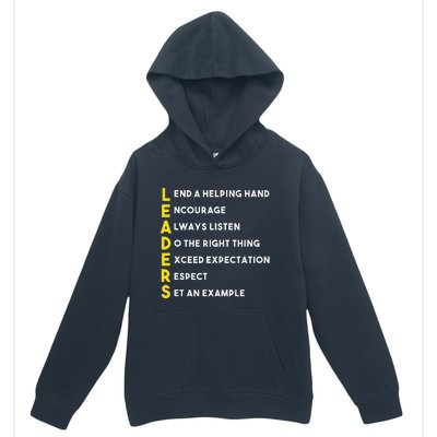 Leader Definition Leadership Office Teamwork Influencer Boss Urban Pullover Hoodie