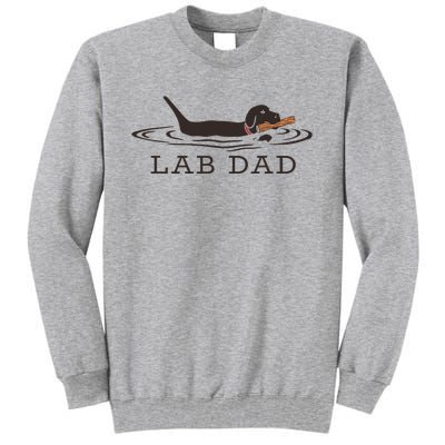 Lab Dad Labrador Retriever Dog Owner Tall Sweatshirt