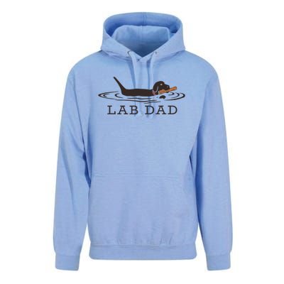 Lab Dad Labrador Retriever Dog Owner Unisex Surf Hoodie