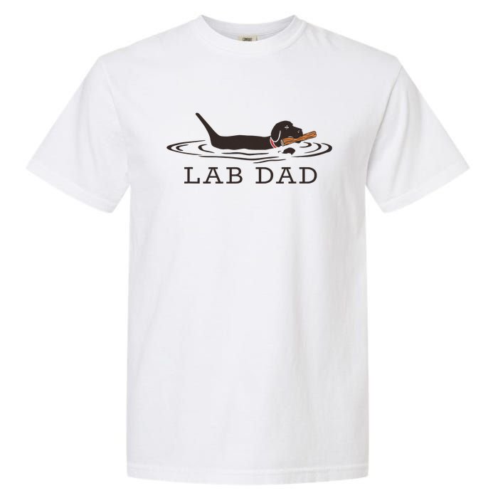 Lab Dad Labrador Retriever Dog Owner Garment-Dyed Heavyweight T-Shirt