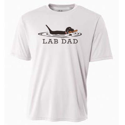 Lab Dad Labrador Retriever Dog Owner Cooling Performance Crew T-Shirt