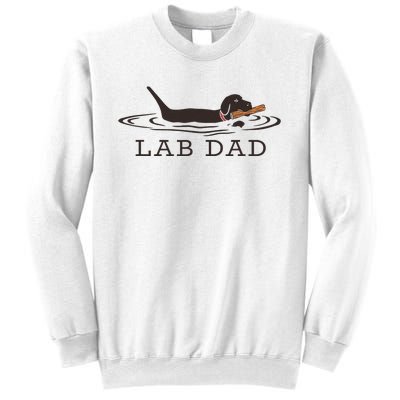 Lab Dad Labrador Retriever Dog Owner Sweatshirt