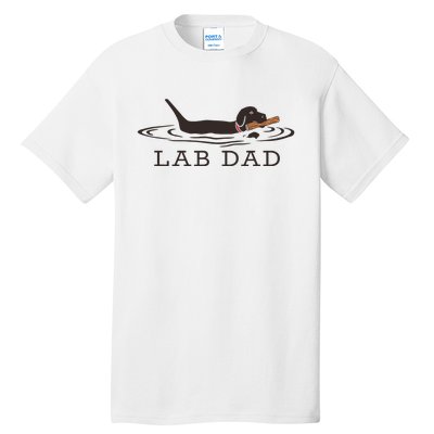 Lab Dad Labrador Retriever Dog Owner Tall T-Shirt