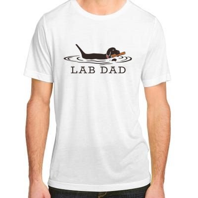 Lab Dad Labrador Retriever Dog Owner Adult ChromaSoft Performance T-Shirt