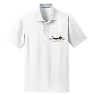 Lab Dad Labrador Retriever Dog Owner Dry Zone Grid Polo