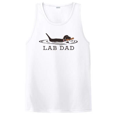 Lab Dad Labrador Retriever Dog Owner PosiCharge Competitor Tank