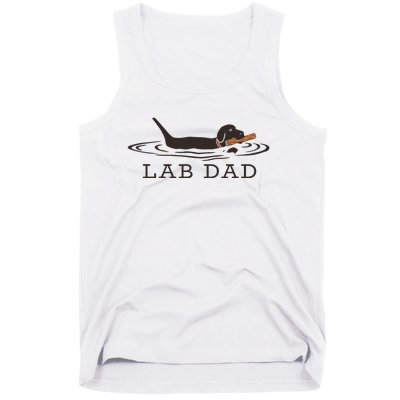 Lab Dad Labrador Retriever Dog Owner Tank Top