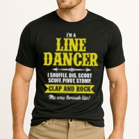 Linedance Dancer Line Dancer Rock Music Dancer Gift Cooling Performance Crew T-Shirt
