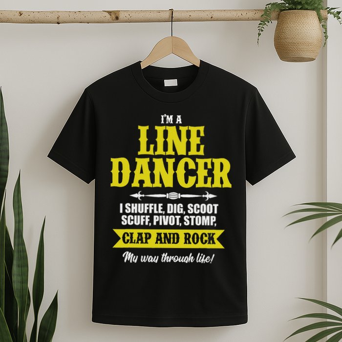 Linedance Dancer Line Dancer Rock Music Dancer Gift T-Shirt