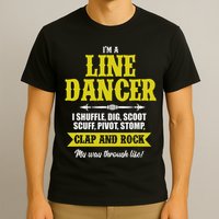 Linedance Dancer Line Dancer Rock Music Dancer Gift T-Shirt