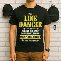 Linedance Dancer Line Dancer Rock Music Dancer Gift T-Shirt
