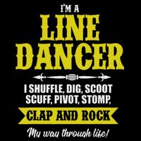 Linedance Dancer Line Dancer Rock Music Dancer Gift T-Shirt