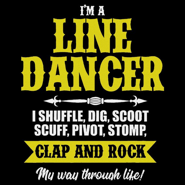 Linedance Dancer Line Dancer Rock Music Dancer Gift T-Shirt