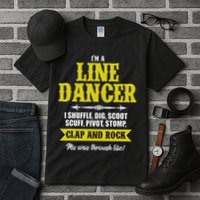 Linedance Dancer Line Dancer Rock Music Dancer Gift Tall T-Shirt