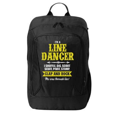 Linedance Dancer Line Dancer Rock Music Dancer Gift City Backpack