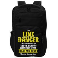 Linedance Dancer Line Dancer Rock Music Dancer Gift Impact Tech Backpack