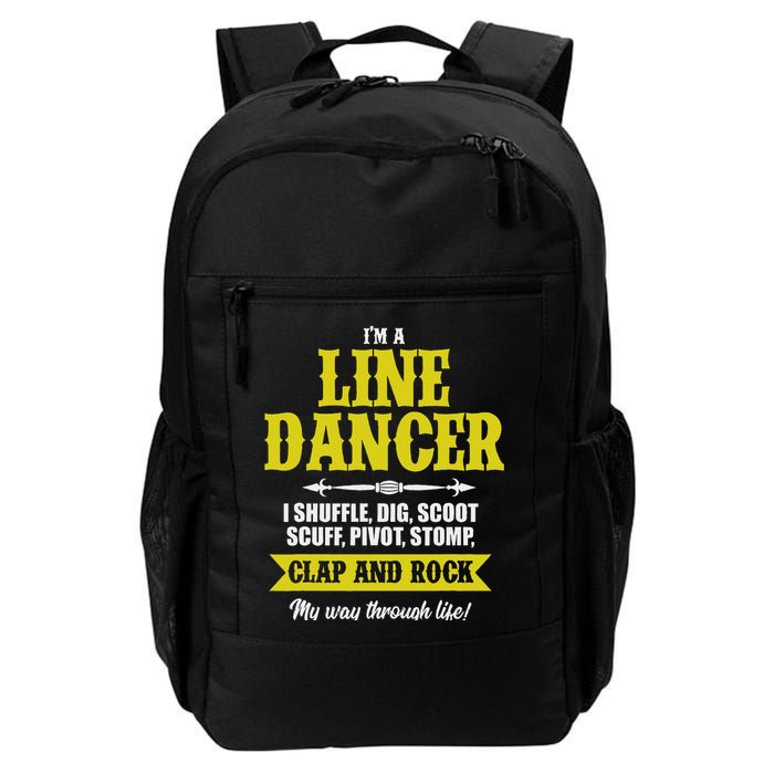 Linedance Dancer Line Dancer Rock Music Dancer Gift Backpack