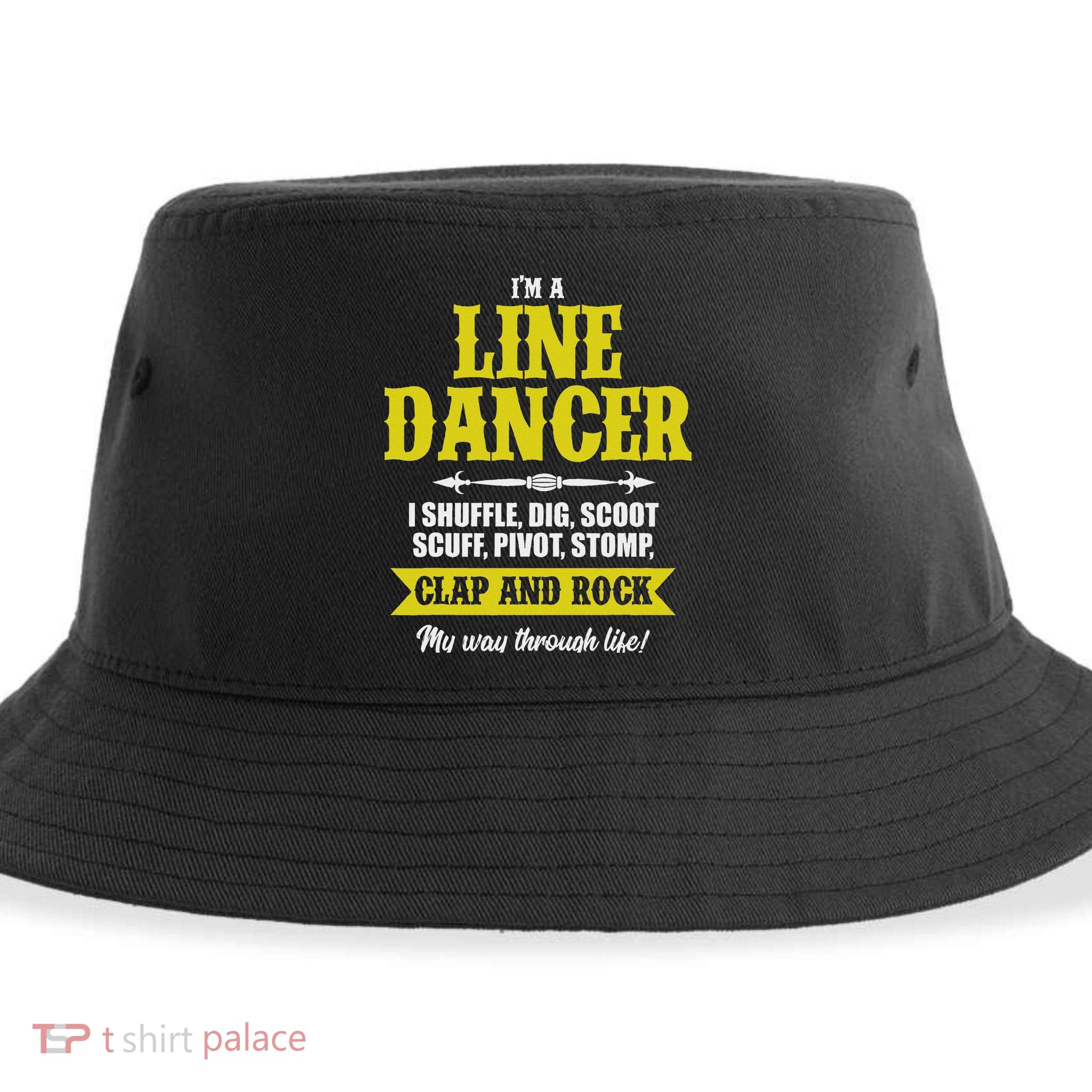 Linedance Dancer Line Dancer Rock Music Dancer Gift Sustainable Bucket Hat