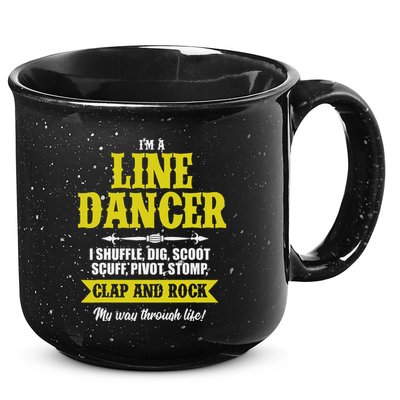 Linedance Dancer Line Dancer Rock Music Dancer Gift 15oz Campfire Ceramic Mug