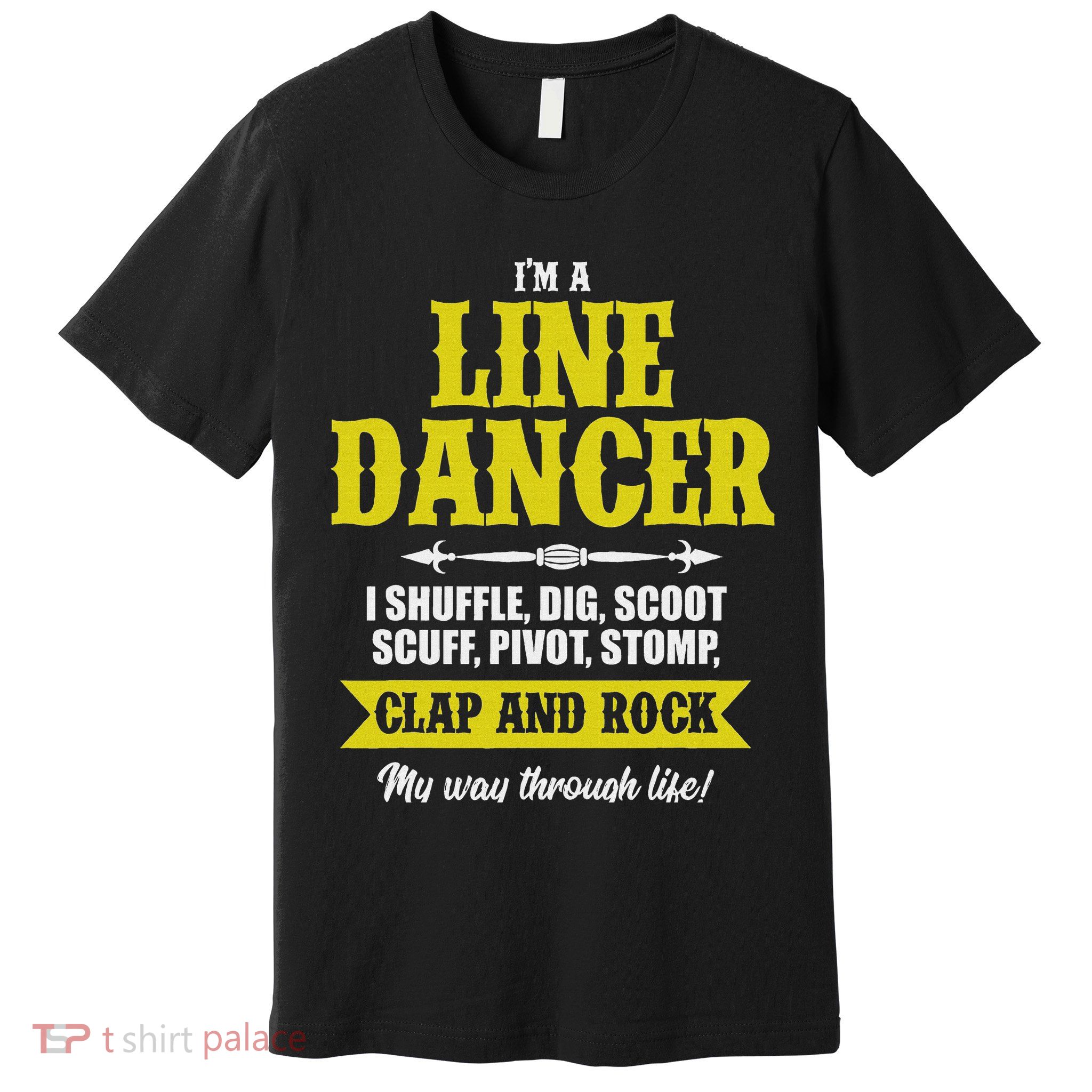 Linedance Dancer Line Dancer Rock Music Dancer Gift Premium T-Shirt