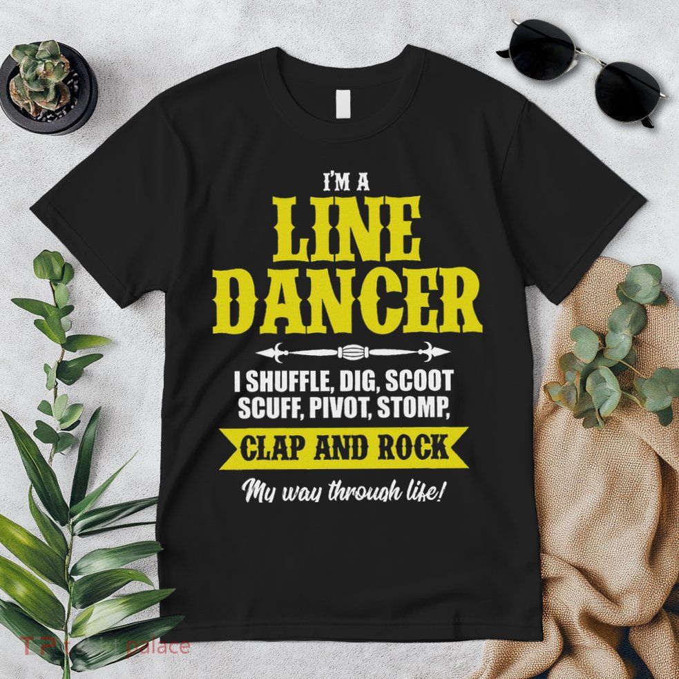 Linedance Dancer Line Dancer Rock Music Dancer Gift Premium T-Shirt