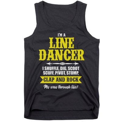 Linedance Dancer Line Dancer Rock Music Dancer Gift Tank Top