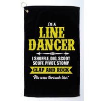 Linedance Dancer Line Dancer Rock Music Dancer Gift Golf Towel