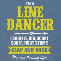 Linedance Dancer Line Dancer Rock Music Dancer Gift Garment-Dyed Sweatshirt
