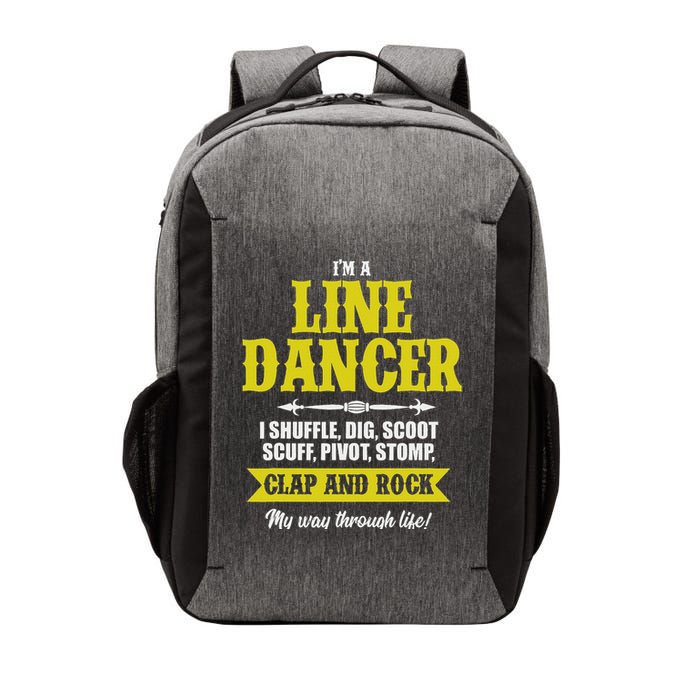 Linedance Dancer Line Dancer Rock Music Dancer Gift Vector Backpack