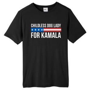 Less Dog Lady For Kamala Gift Tall Fusion ChromaSoft Performance T-Shirt