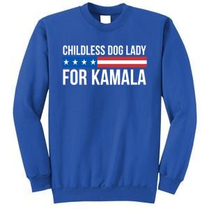 Less Dog Lady For Kamala Gift Sweatshirt