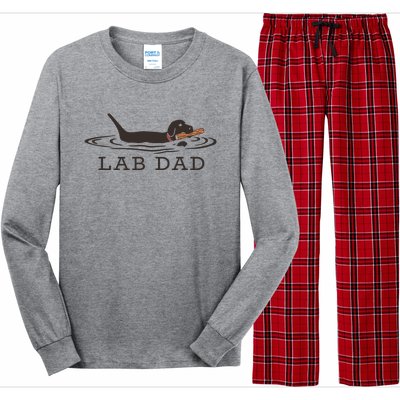 Lab Dad Labrador Retriever Dog Owner Long Sleeve Pajama Set