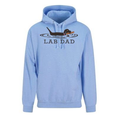 Lab Dad Labrador Retriever Dog Owner Unisex Surf Hoodie