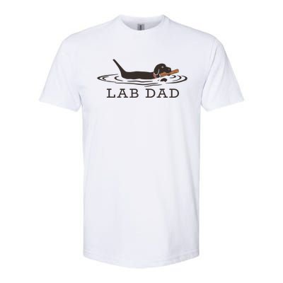 Lab Dad Labrador Retriever Dog Owner Softstyle CVC T-Shirt