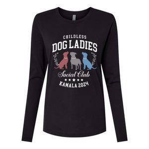 Less Dog Lady Kamala Kamala President 2024 Power Cool Gift Womens Cotton Relaxed Long Sleeve T-Shirt