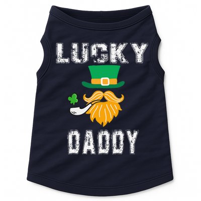 Lucky Daddy Leprechaun Saint Patrick's Day Gift Doggie Tank