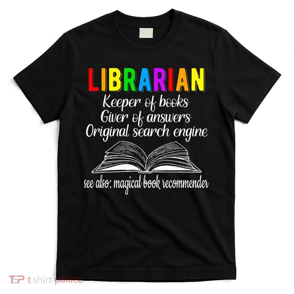 Librarian Definition Library Worker Day T-Shirt
