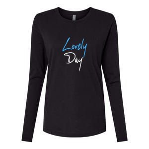 Lovely Day Womens Cotton Relaxed Long Sleeve T-Shirt