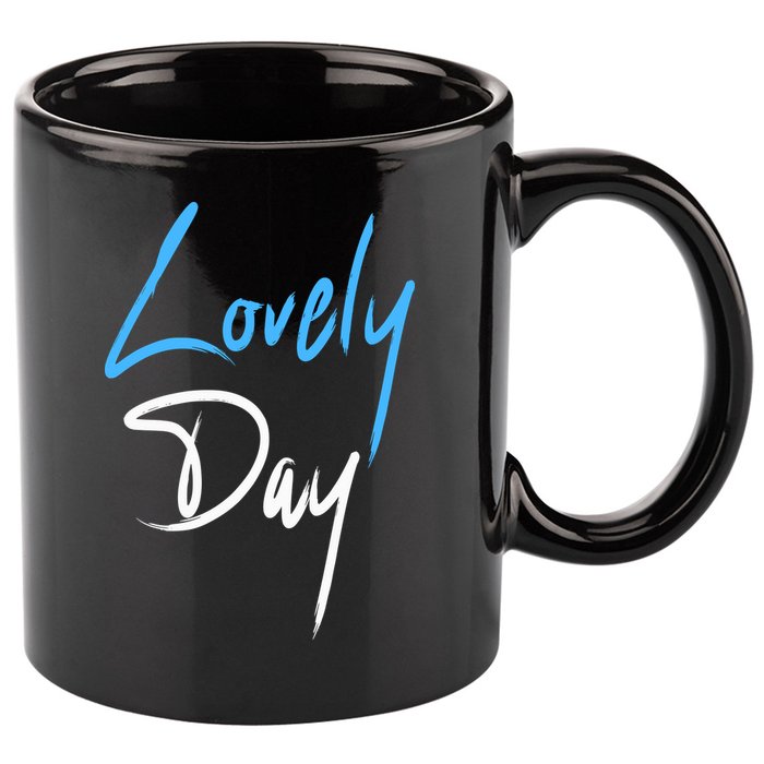 Lovely Day 11oz C Handle Ceramic Mug