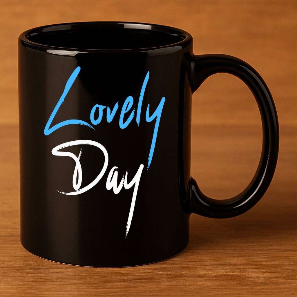 Lovely Day 11oz C Handle Ceramic Mug
