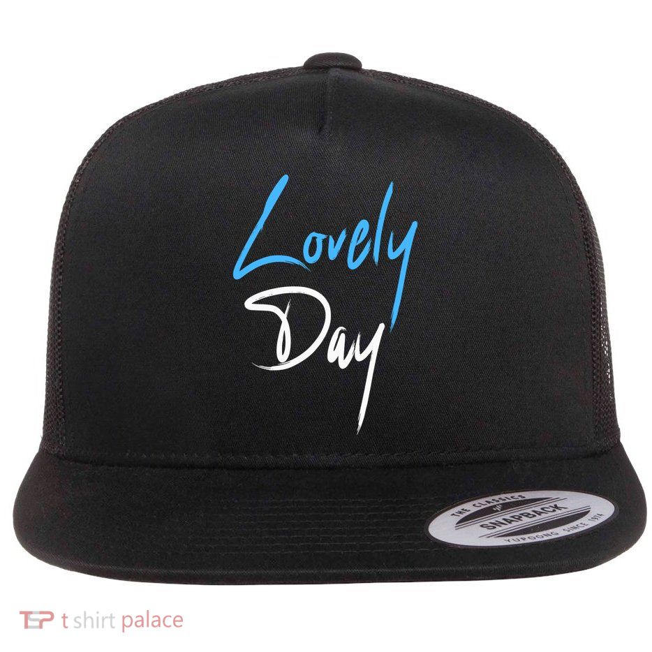 Lovely Day Flat Bill Trucker Hat