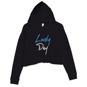 Lovely Day Crop Fleece Hoodie