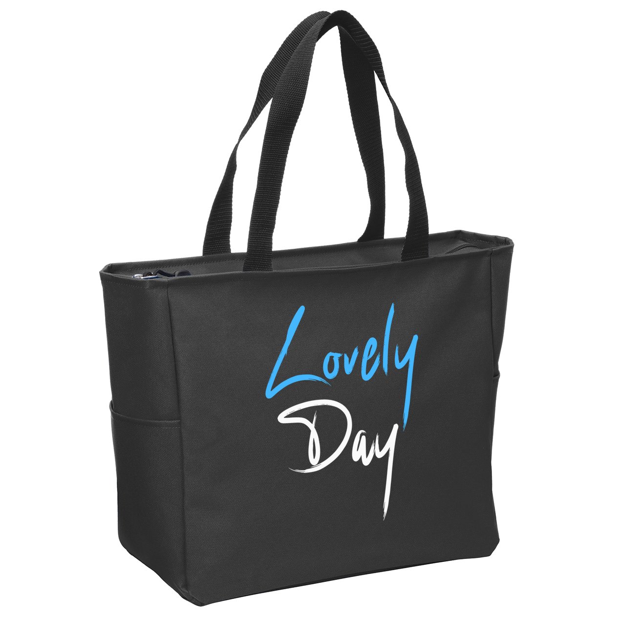 Lovely Day Zip Tote Bag