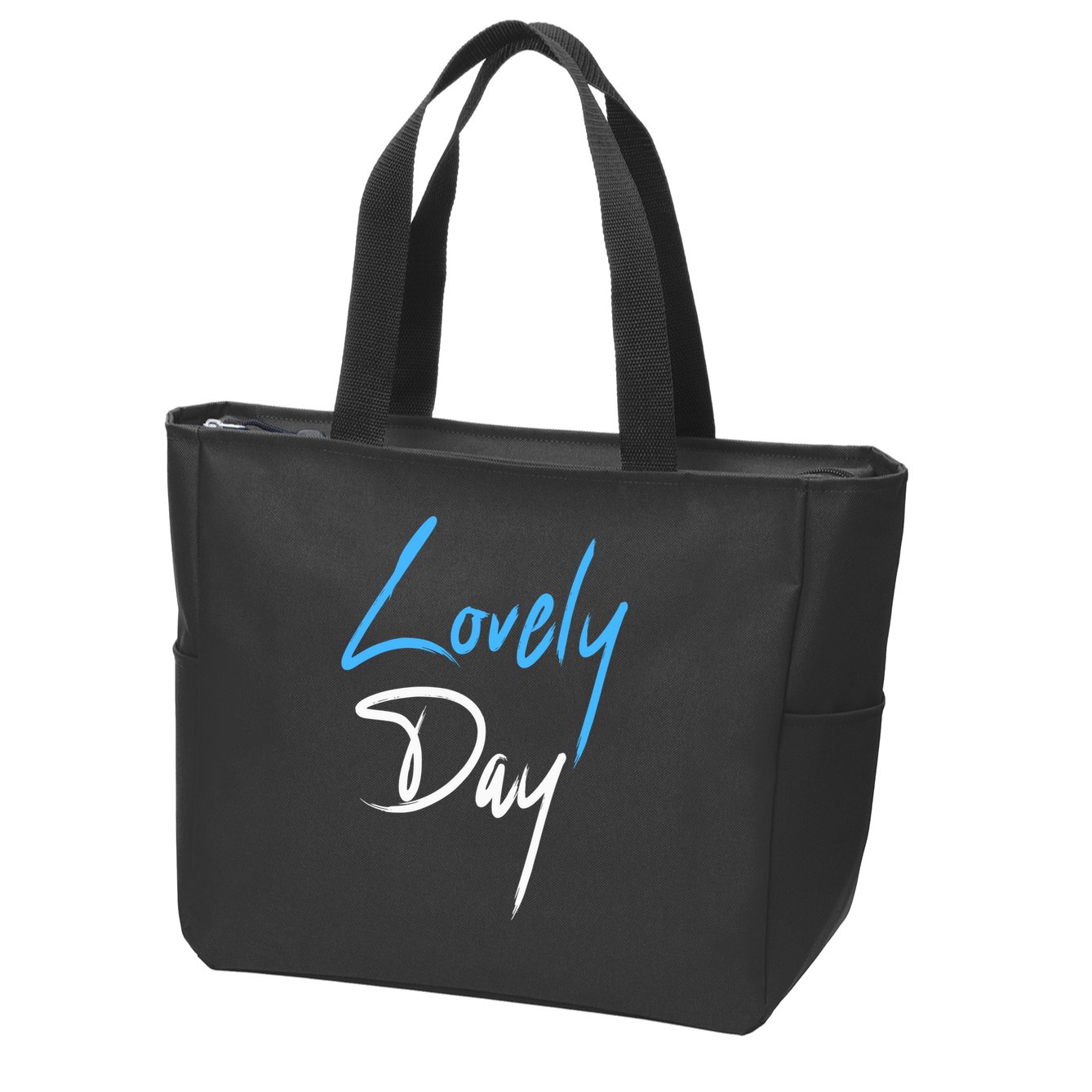 Lovely Day Zip Tote Bag