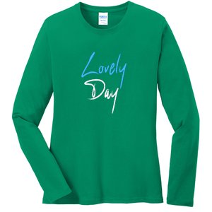 Lovely Day Ladies Long Sleeve Shirt