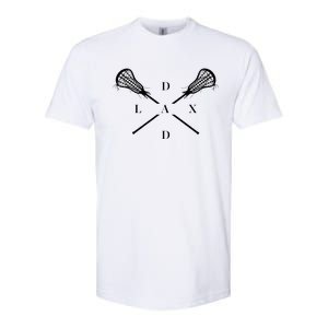 Lax Dad Lacrosse For Lacrosse Player Softstyle CVC T-Shirt