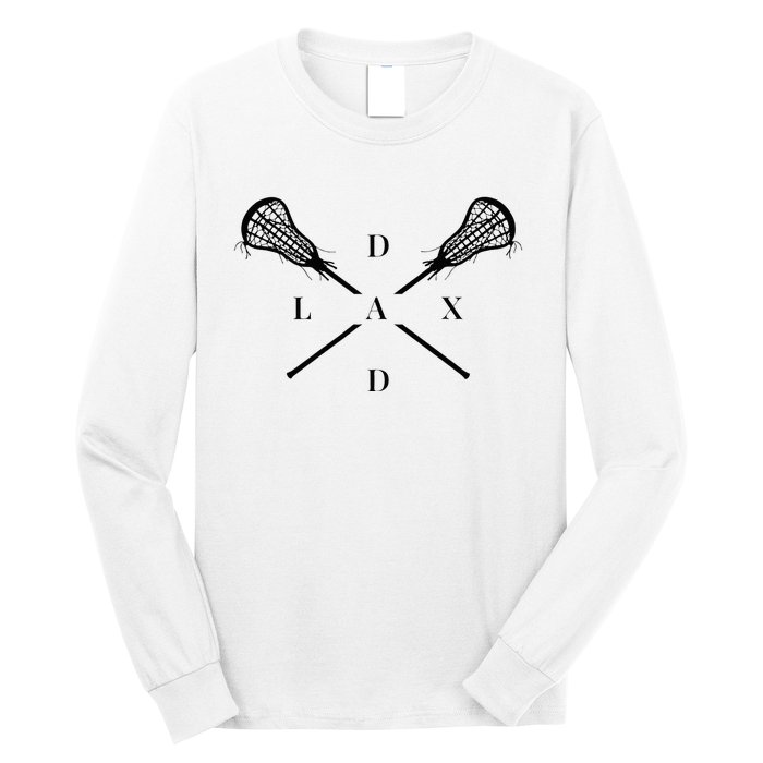 Lax Dad Lacrosse For Lacrosse Player Long Sleeve Shirt